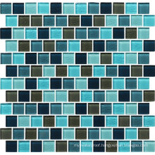 Crystal Blue Green Swimming Pool Glass Mosaic Tile